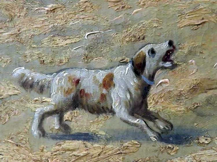 Paesaggio con figure - dettaglio